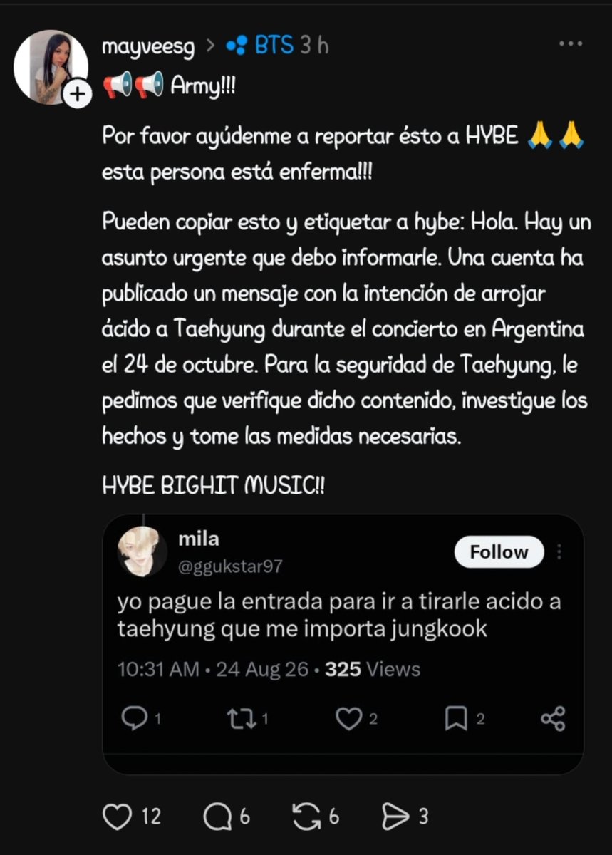kooguguk's tweet photo. difundan esto y reporten a hybe, hasta cuando las putas enfermas mentales van a estar twiteando cmo si nada, primero fue jimin, ahora taehyung, pónganse ácido en el qlo mejor https://t.co/8kkZ7IVd2j