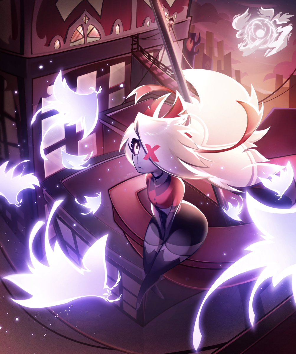 MarcoElfie's tweet photo. Repost of my favorite Vaggi artwork 🦋 #hazbinhotel https://t.co/73qxPNSxMv