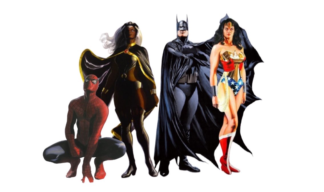 kiyomimilan's tweet photo. most published man and woman from marvel and dc https://t.co/t4Xz44zVEM