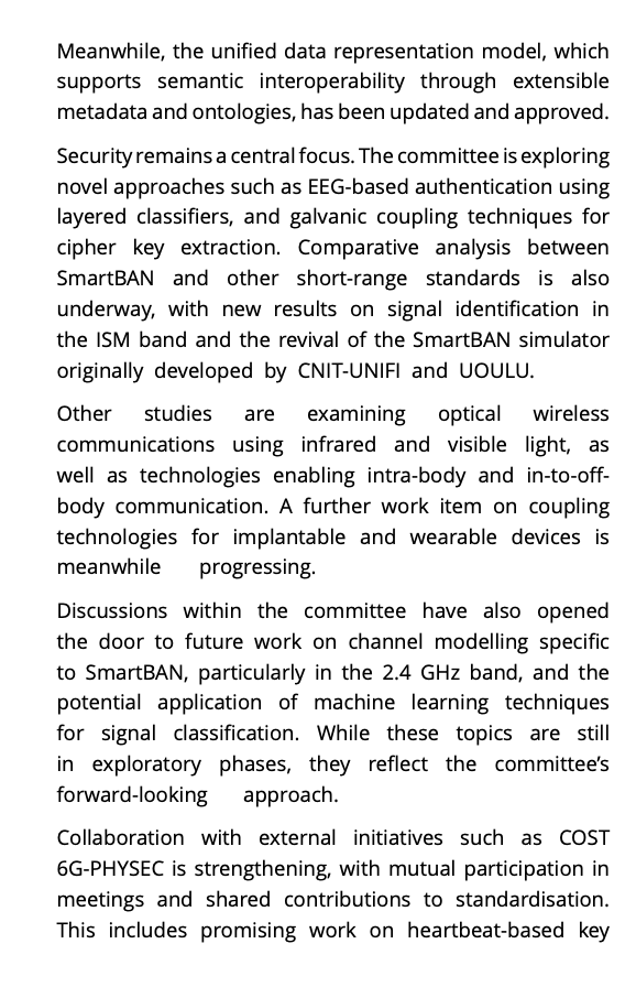 CorinneNokel's tweet photo. Wireless Body Area Network

Intra-Body Communication 

#ETSI #smartBAN #VisibleLightCommunication

2026

https://t.co/SCvtaCePIP

https://t.co/A8Qx5UFraf https://t.co/zEgrW1A5R9