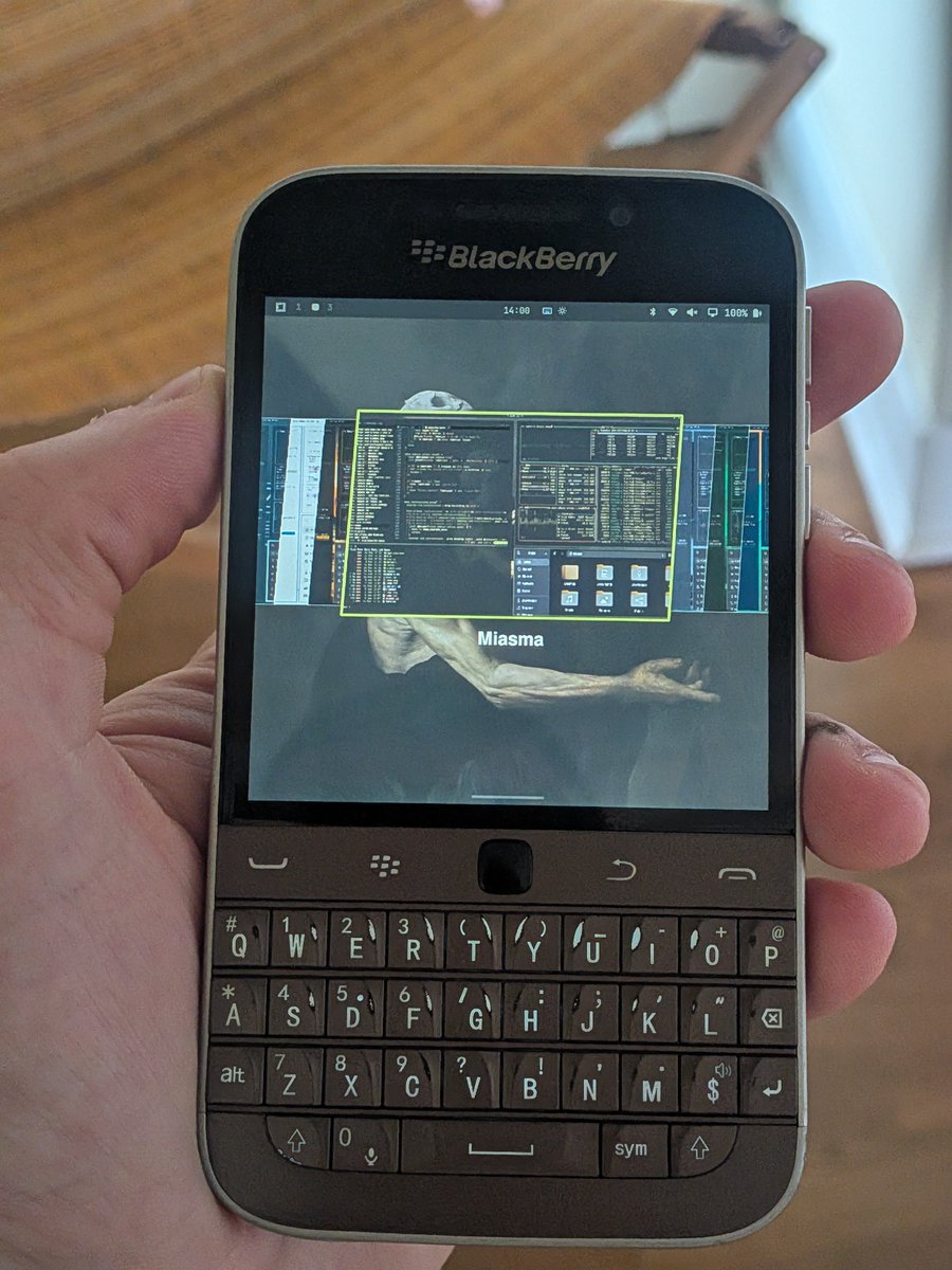 anabology's tweet photo. Omarchy on BlackBerry https://t.co/z7jpmeFTse
