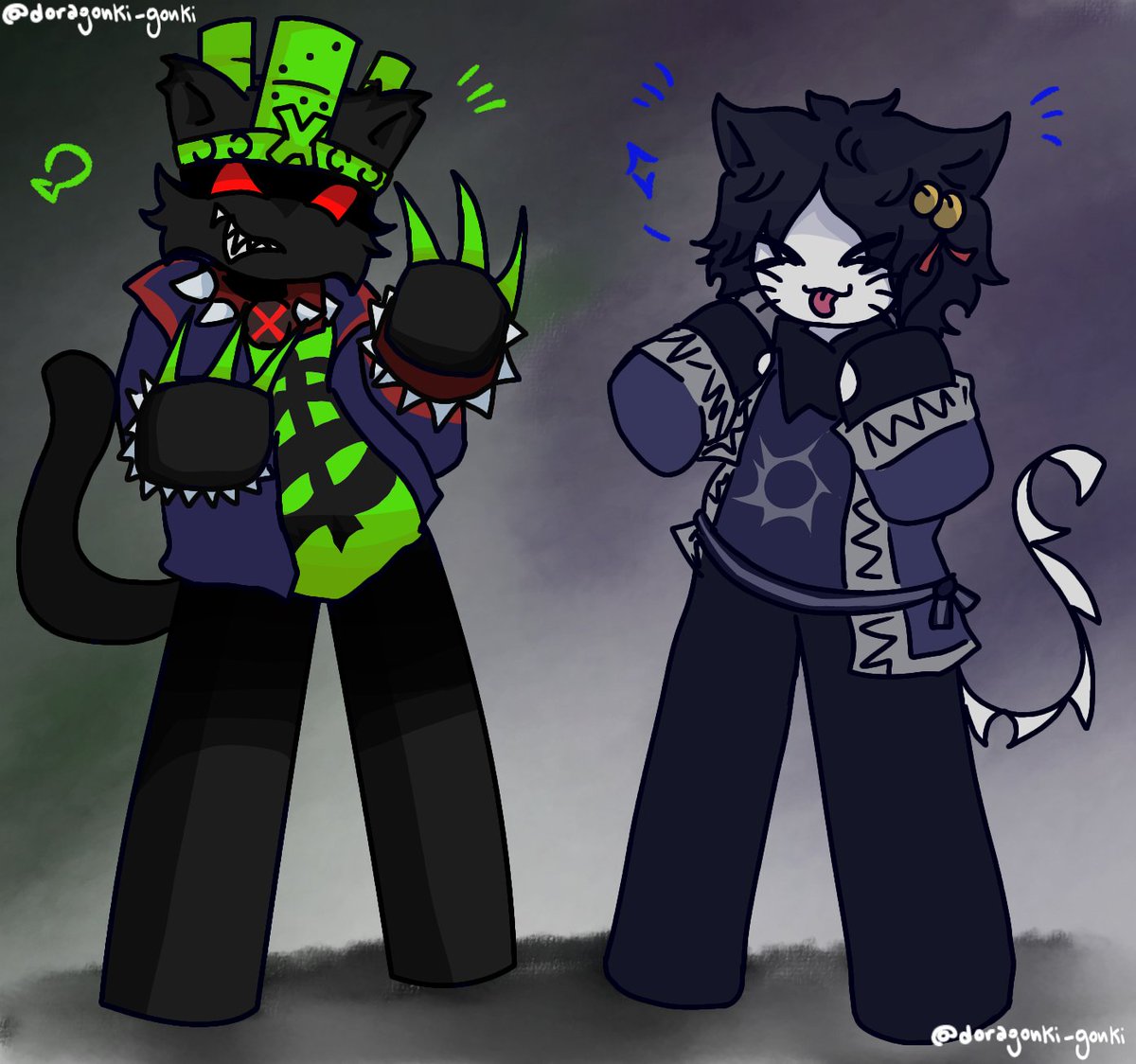 Doragonki_Gonki's tweet photo. Cats 👻✨️ #Forsaken #robloxㅤ https://t.co/76dtWTVGz2