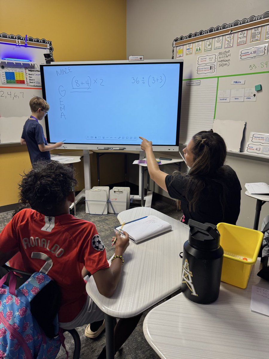 haley_galyean's tweet photo. It was a SUPER day in 5th Math at @TISDWIS! Students were on a mission to solve problems and show their thinking! Way to go team for making learning fun! 🐯@SusWhitley @cynthiamccain16 @XochJohnson @Cain_TISD @WISAshleyKarr https://t.co/cGMSvLVM3I