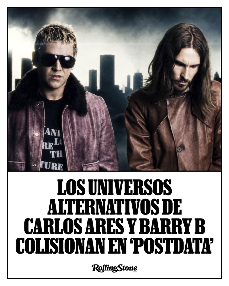 rollingstoneEE's tweet photo. 🎸 Carlos Ares y Barry B hacen colisionar sus universos en ‘Postdata’, un single con influencias grunge que explora esos lazos irracionales que crea el amor, incluso cuando las heridas parecen decir lo contrario.
#CarlosAres #BarryB #Postdata
https://t.co/PhigMHgpkr https://t.co/H7Ww5eMkda