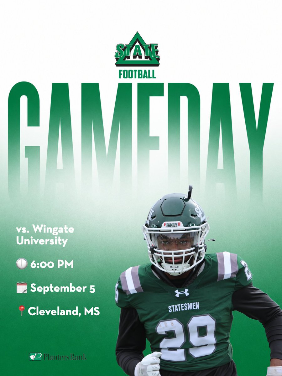 DeltaStateFB's tweet photo. Home Opener ! #DSUFAMILY
@DSUStatesmen https://t.co/KRaI8woYF6