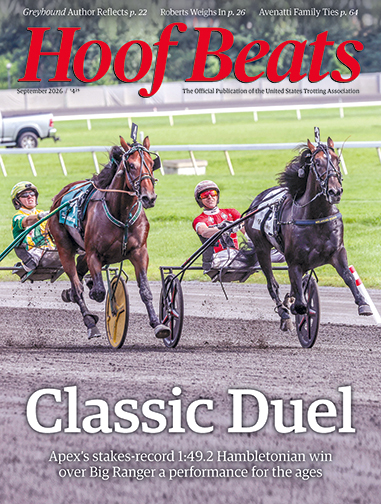 HarnessRacingDC's tweet photo. September's #HoofBeats revisits last month's thrilling renewal of the Hambletonian, which saw Apex narrowly parry Big Ranger to win in a stakes record 1:49.2.
Subscribe to #harnessracing's premier monthly magazine: https://t.co/TPBizS3eIf https://t.co/D3fggapZsl
