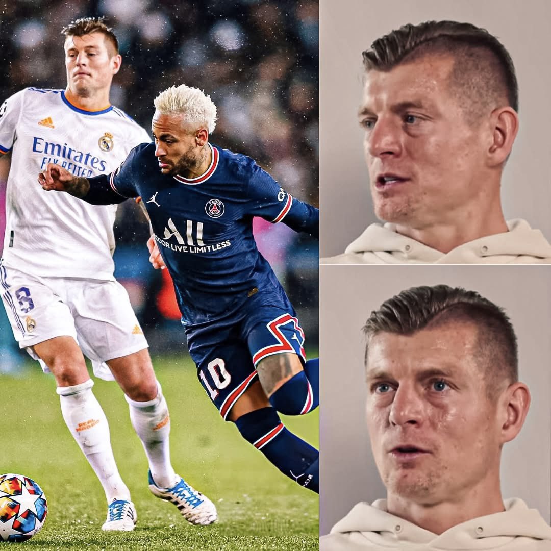 MotivacionesF's tweet photo. TONI KROOS: "Es el mejor, solo si esta en su 100%"

"Neymar es, sin duda, el gran nombre del fútbol brasileño. ¿Tiene Brasil más condiciones de ganar con él? Por supuesto que sí, 100%, pero solo si juega bien. Esa es precisamente la gran pregunta que nos venimos haciendo los últimos años: ¿cuándo está Neymar realmente al 100%? Es muy difícil saberlo por la cantidad de lesiones que ha sufrido."

"Le falta ritmo de juego; ha perdido muchísimos partidos recientemente. Ahora mismo está lesionado otra vez, tiene que operarse y no sabemos cuándo volverá. Faltan apenas seis meses para que empiece la Copa y es complicado hablar de un Neymar que pueda ayudar a todo el equipo si no está bien físicamente. Si él no está en su mejor forma física, todo se vuelve muy difícil para Brasil."