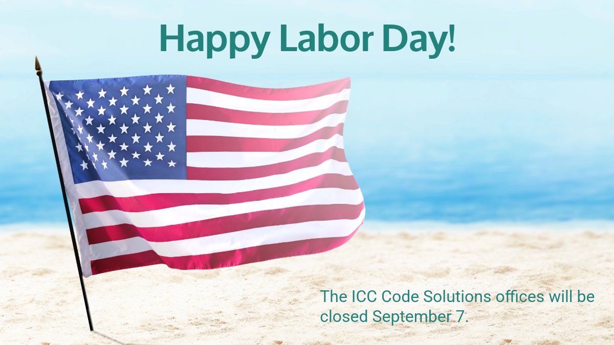 generalcode's tweet photo. Happy #LaborDay from all of us at ICC Code Solutions! 🍔🌭🌽🍅🍉🥗🍦🥤🎉

We're taking time today to especially honor those who serve our communities. Thank you for all you do. 

** Please note the ICC Code Solutions offices will be closed Monday, September 7 to allow our employees to spend time with family and friends.

#HappyLaborDay #LaborDayWeekend #CelebratingLocalGov #PublicService #ICCFamilyOfSolutions #ICCInnovation