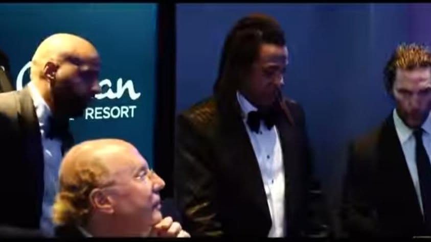 markaprovost's tweet photo. @PersnicketyK worse they're at the table with Jeffrey Yass. btw, seems like Jay scrubbed this photo from the internet. I had to retrieve from my own files. anyway, this is Trump's biggest and first 2024 donor scheming with Jay Z to defund Philly's public schools. https://t.co/x5PH006etq