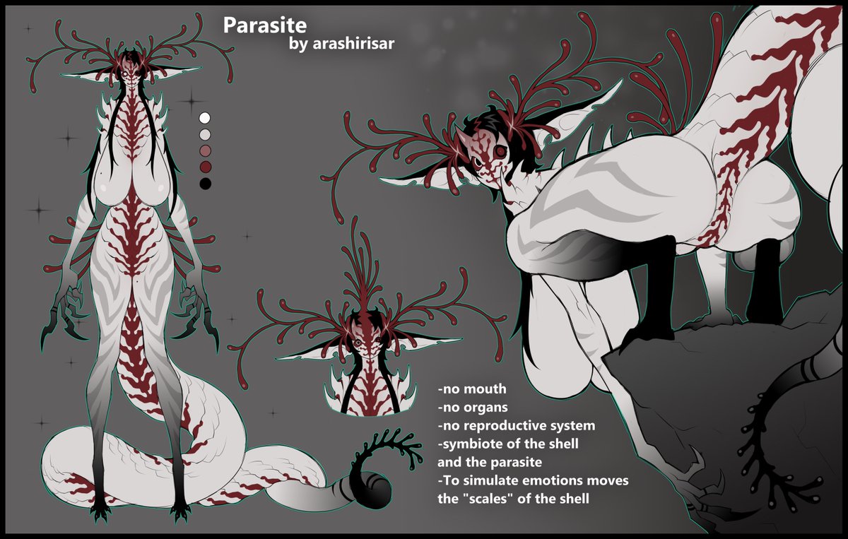 arashirisar_sfw's tweet photo. Parasite adopt, auction bel0w! #OC #Adoptable https://t.co/My5PzQIOVt