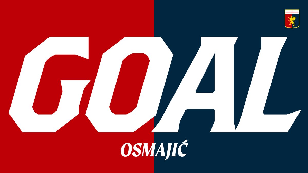 GenoaCFC's tweet photo. GOOOOOOOOL ⚽️
⏱️ 18’ OSMAJIC
#GENCOM 1-0 | #SerieAEnilive https://t.co/YUxbkx8NVN