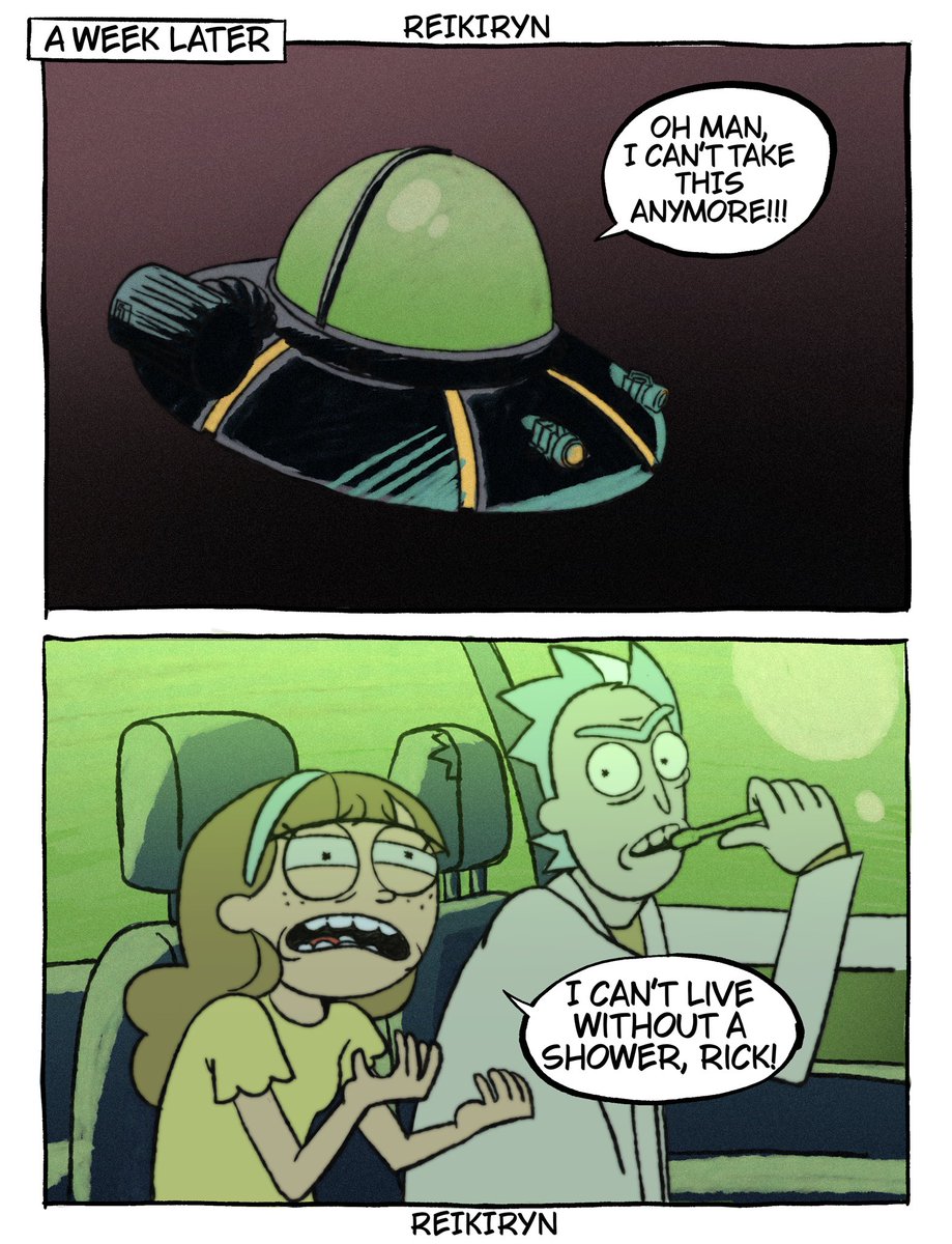 reikiryn's tweet photo. Interdimensional deadbeat (1/13) pt1 #rickandmorty https://t.co/qojrMSadwL