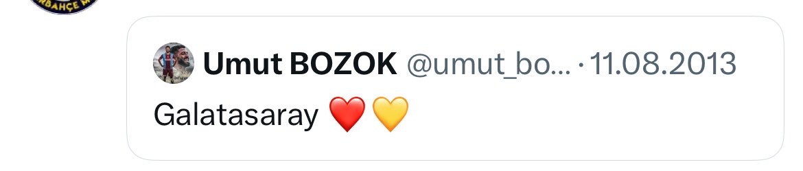 sametpkrr's tweet photo. @atadogann Çünkü umut Bozok ibnesi Galatasaraylı 🤷🏽‍♂️ https://t.co/VTNdAeXqQy