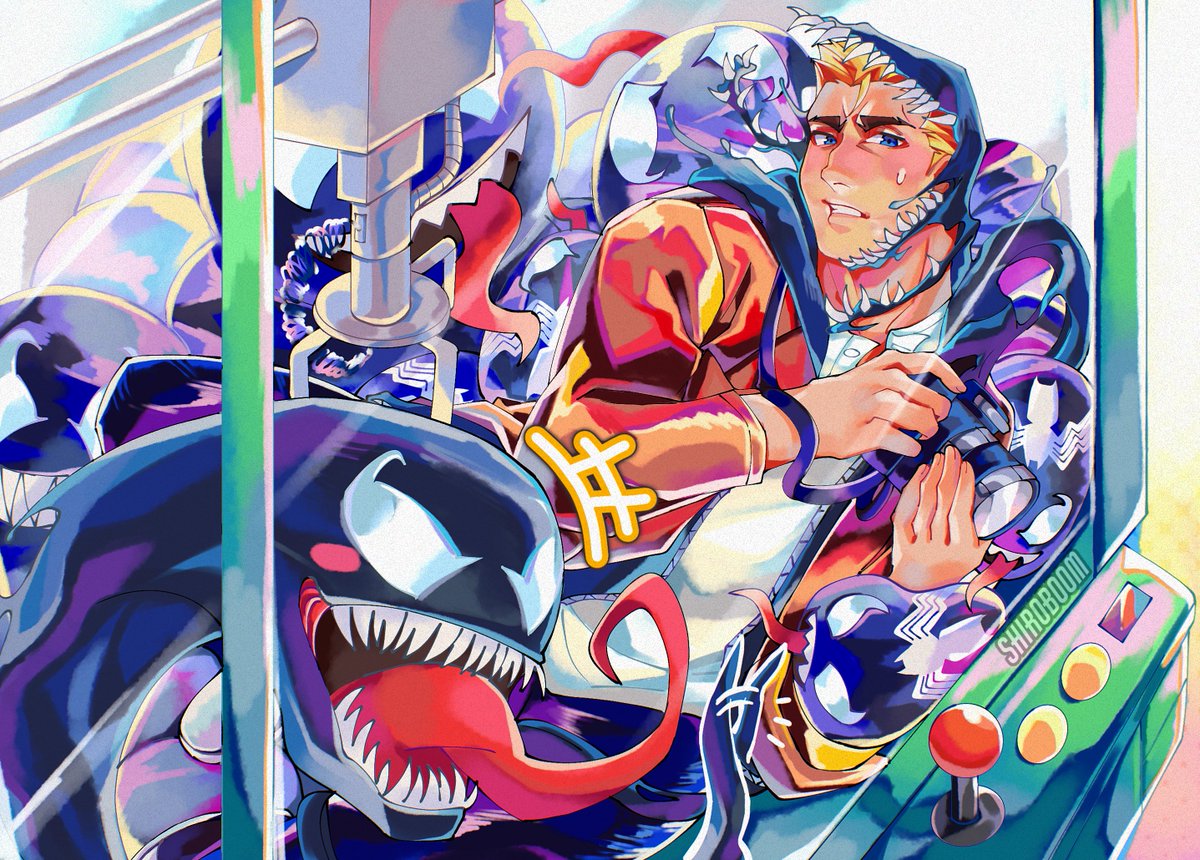 shiro_boom's tweet photo. Stuck in the Claw Machine🧸💧
#venom #symbrock https://t.co/Gzr1tTpoaj