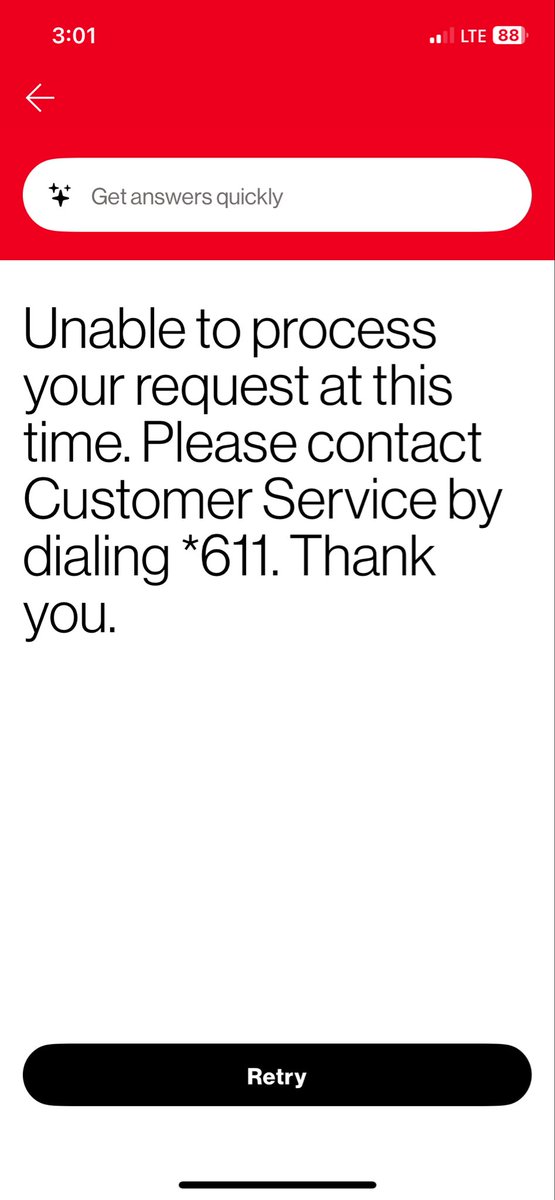 samcoleman33's tweet photo. @Verizon @VerizonSupport   I was in the app at 2:57. Clicked claim at 3:00. It spun and then gave me this message. When I went back in it said 100% claimed. I have no email or redemption code. Contacted customer service and they were no help. This isn’t right. 11 year customer https://t.co/eZLM5q33fA