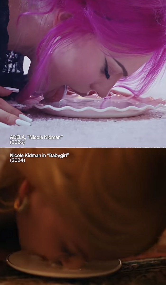poponze's tweet photo. ARTISTA! No videoclipe de seu novo single, “Nicole Kidman”, ADÉLA faz várias referências à filmografia da atriz. https://t.co/1esCmmVB8d