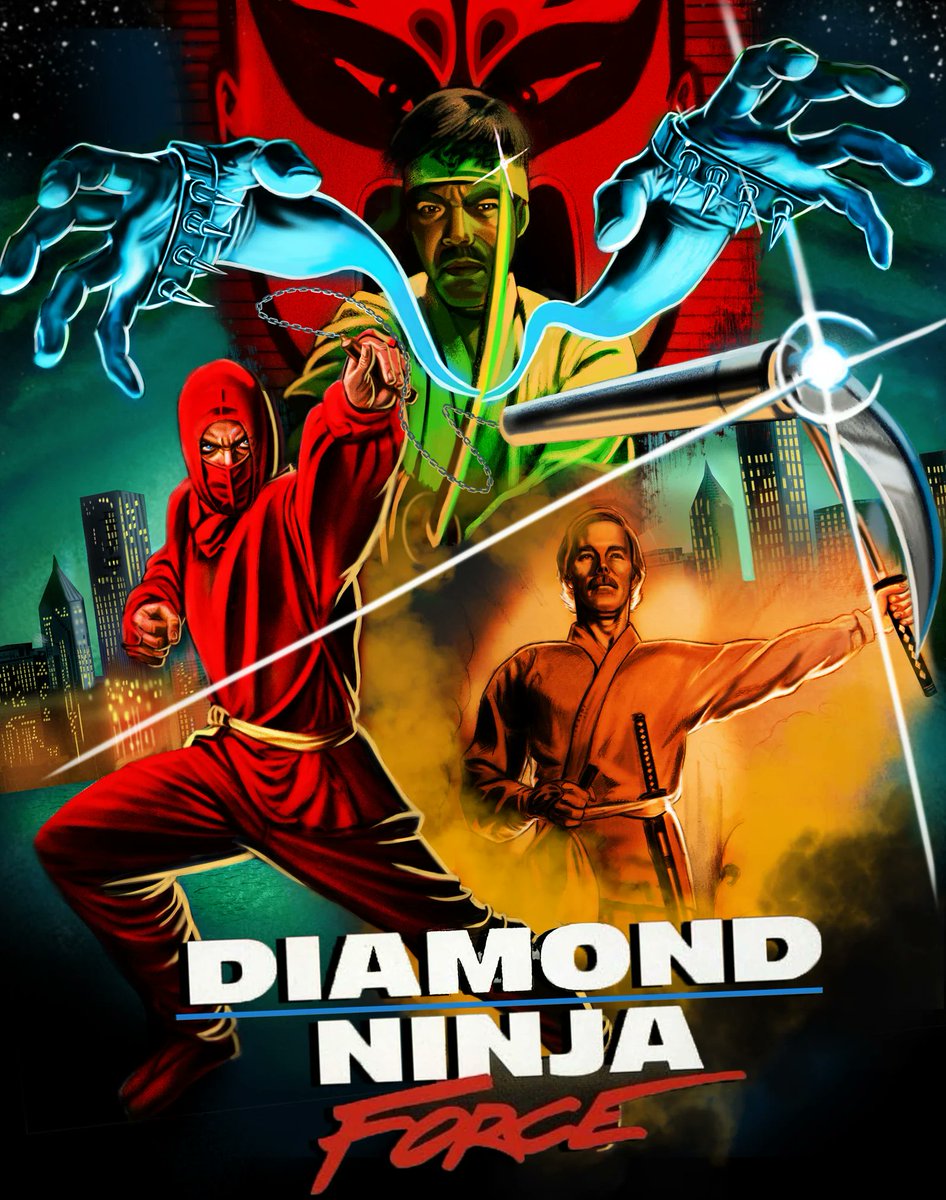 NeonEagleVideo's tweet photo. ***New Announcement#3!***

Up for pre-order now at https://t.co/SOX1QIDunJ (and up later at https://t.co/4t6MnYjfXo when the site is fully operational again)! 

DIAMOND NINJA FORCE (Hong Kong, 1985)
DEMON'S APARTMENT (Taiwan, 1985)

DIAMOND NINJA FORCE is maybe the wildest of all the films directed by Godfrey Ho for IFD. Taking footage from three different shoots with Richard Harrison and combining it with a sleazy Taiwanese horror film called DEMON’S APARTMENT (also included in this release), Ho and company have created one of the strangest ninja films ever made. 

Neon Eagle Video has restored both films from their original negatives / best available film elements straight from the IFD vaults, and they are presented here in HD for the first time ever, along with a host of exclusive extras.

DIAMOND NINJA FORCE

In more or less a direct sequel to NINJA TERMINATOR, DIAMOND NINJA FORCE finds Richard Harrison battling more bad guys with swords, magic, explosions, and mustaches. His foes, the Black Ninja Clan, are trying to force a real estate heiress to sell her land so they can reclaim the bodies of their ancestors. To help persuade her, they send in the Ghost Ninja, a horny specter who never does anything remotely ninja-like but does get involved in the heiress’ sex life with her husband. Meanwhile, the Black Ninja Clan murders Richard Harrison’s wife for no reason. And you know what that means – REVENGE!

Neon Eagle Video has spared no expense in order to restore this brain-damaging classic of ‘cut and paste’ action cinema from its original negative and presents it proudly in this deluxe package. 

DEMON’S APARTMENT

A corrupt real estate baron covers up (literally) the fact that his latest housing project is built over a mass unmarked grave, which comes back to haunt (also literally) the family that moves into one of the bungalows. Mom starts seeing ghosts and freaking out almost immediately upon arriving, while Dad is convinced she’s “just seeing things” and tries to calm her down by having sex with her (which actually seems to work). Meanwhile their empty-headed son is caught between a kindly Granny ghost and a skeevy specter that is anxious to drink his blood, unaware that the kid has hepatitis (?!?).

But the real trouble starts when the troubled spirit of a young lady gets all worked up by the sexy-times between perpetually nervous Mom and perpetually horny Dad, and decides to get in on the action, initiating a nasty possession that doesn’t end well for anyone.

DEMON’S APARTMENT (a.k.a. GHOST RAPIST, a title we’re not using for obvious reasons) is a sleazed-up POLTERGEIST riff from mid-80s Taiwan that was used as the ‘source film’ for the IFD produced Godfrey Ho joint DIAMOND NINJA FORCE, also featured in this set. The film hits you with an almost constant barrage of insanity, with severed heads in laundry baskets, puking ghosts, gambling addict ghosts, erotic home abortions, cowardly exorcists, and much more. 

Neon Eagle Video is totally psyched to present this Asian horror oddity on US home video for the first time ever, from an exclusive new 4K restoration.

Disc 1 (Blu-ray)

Diamond Ninja Force

Restored and reconstructed from a 4K scan of the negative and best remaining film elements / 1080p presentation

English language audio

Optional English SDH subtitles

Extras

Audio commentary by Samm Deighan 

Audio commentary by Arne Venema and Mike Leeder

The Canadian Ninja: Talking IFD with Pierre Tremblay

Ninja Terminator & Diamond Ninja Force Locations

Archival trailer

2:39:1 / 90 minutes / 1988 / Director - Godfrey Ho / All Region

Disc 2 (Blu-ray)

Demon’s Apartment

Restored and reconstructed from a 4K scan of the negative and best remaining film elements / 1080p presentation

Mandarin language

Optional English subtitles

Extras

Commentary by Podcast on Fire

History of Copy and Paste movies visual essay (produced by Somebody’s Favorite)

Full color booklet with liner notes by Daniel Budnick and John Charles - limited edition only

Rigid slipcase with artwork by Justin Coffee (front cover) and IIan Sheady (back cover)  - limited edition only

Purchase here - https://t.co/VpjN8QSDnk

**Please note this is a pre-order that is scheduled to ship in December**