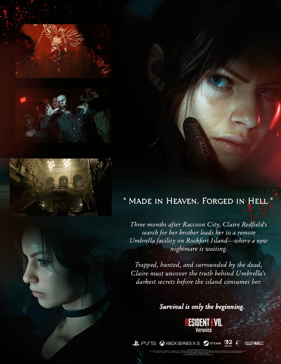 madeinheavcnn's tweet photo. Survival is only the beginning.
#ResidentEvilㅤ #REV https://t.co/iYUrpku49H