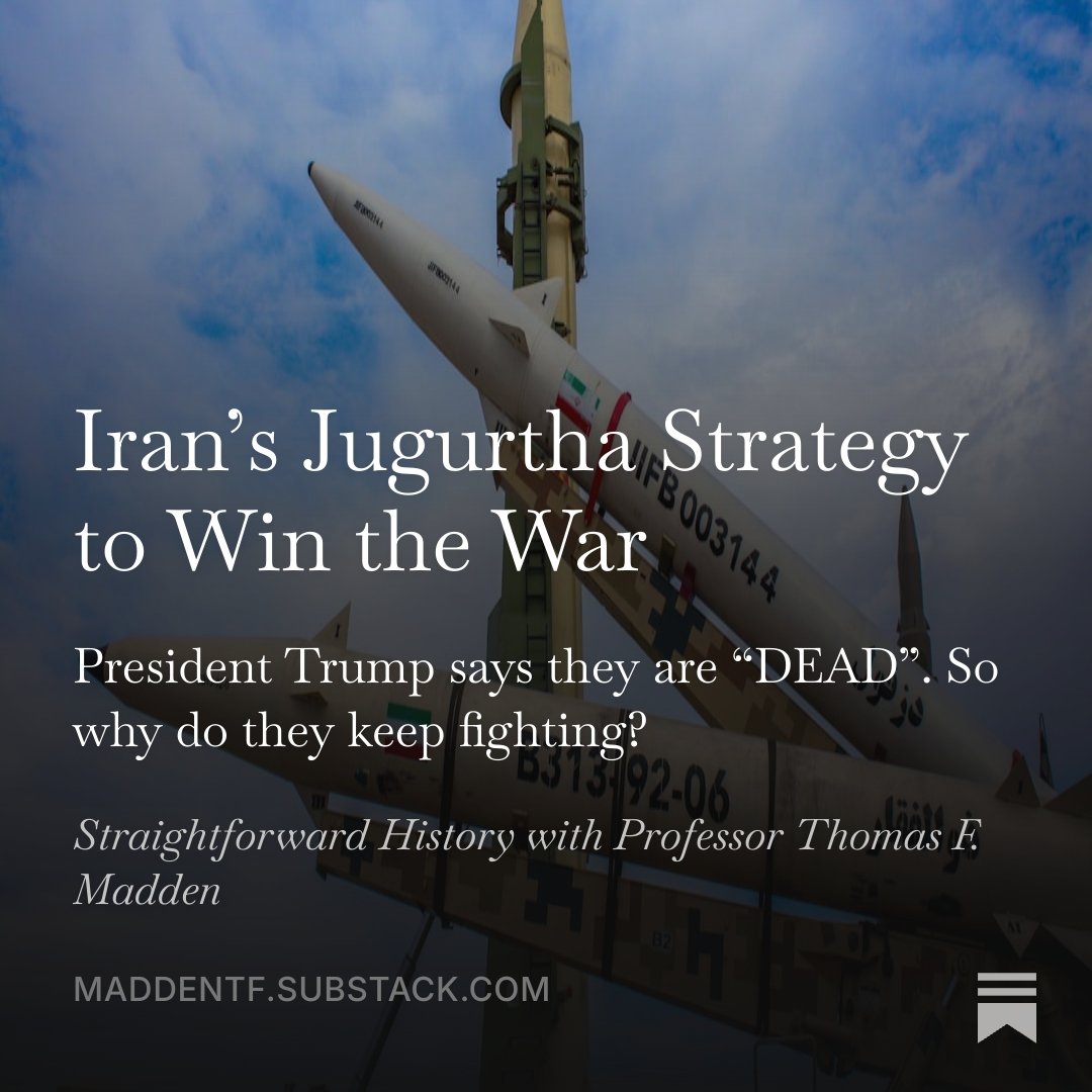 maddentf's tweet photo. Iran’s Jugurtha Strategy to Win the War https://t.co/nNqoX9c87r https://t.co/ixBLaj24On