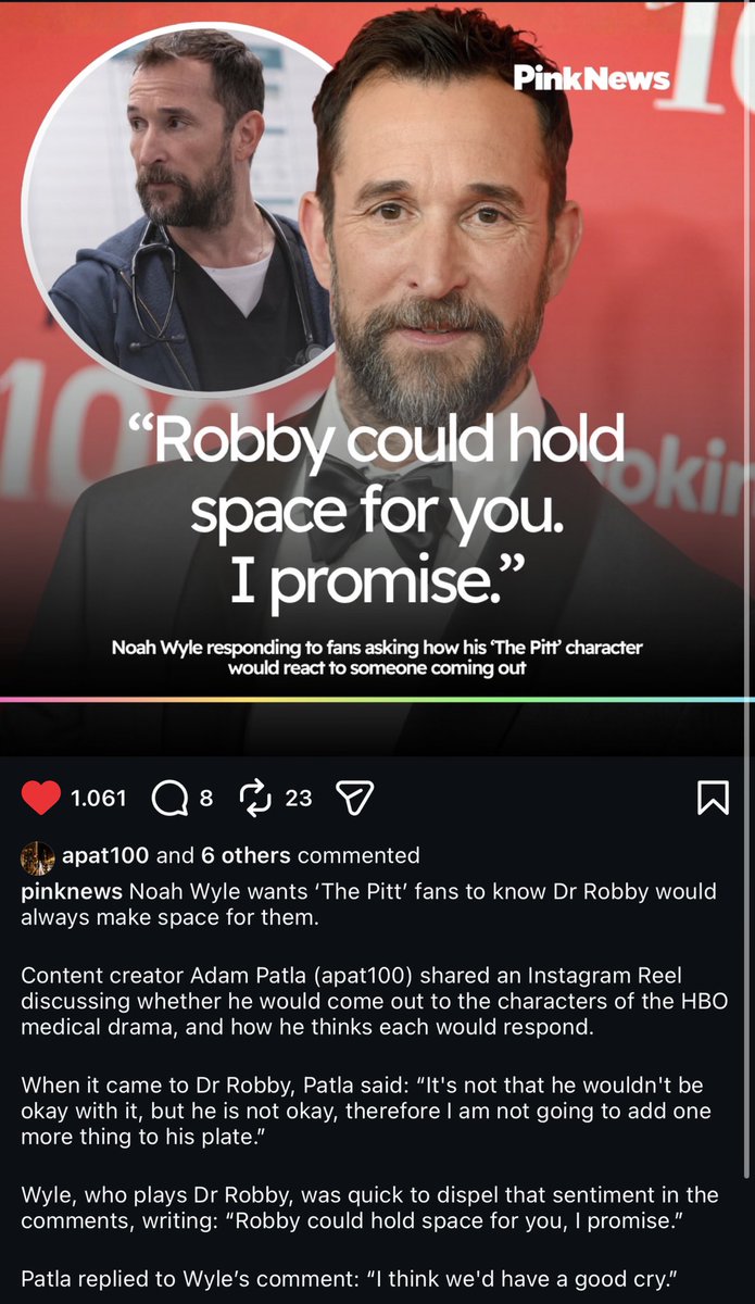notinterextinq's tweet photo. nw sensed in the force that someone had called robby homophobic, so he went and made headlines in pinknews ✨ https://t.co/QS55p053bt