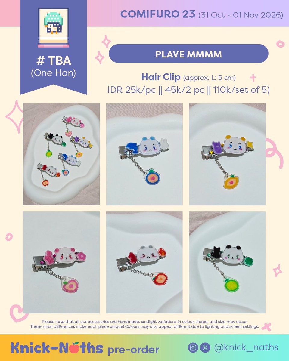 knick_naths's tweet photo. 💙 &amp; 🔁 appreciated!

I'll be attending #comifuro23 #cf23 again this year!

And I'm finally opening my 1st ever preorder!
Available for pick up on both days (table # TBA)

PO stays open until I close it.
Form link &amp; more details in thread!

#cf23catalogue (1/2)
#plave #lads #hsr https://t.co/iRbigMXNId