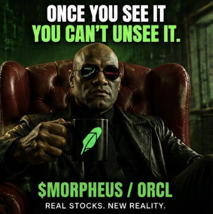 MORPHEUS_ORACLE's tweet photo. I am the ORACLE always have been @Oracle my name is MORPHEUS https://t.co/PpxL9nfbki