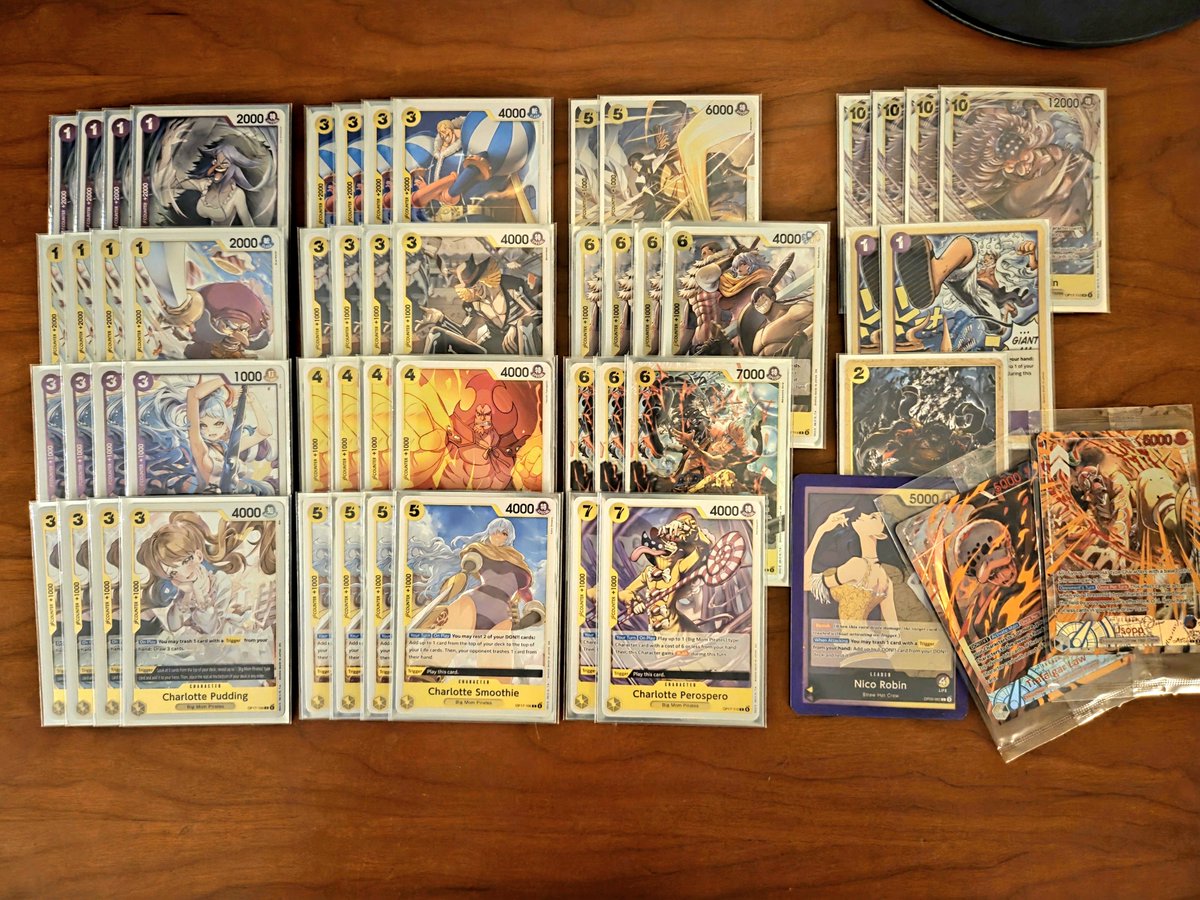 ikailakai's tweet photo. Thank you everyone for the amazing day.

I didn't reach as far as I would have hoped to, but I'm happy that I'm not leaving emptyhanded.

Today I played Robin because I knew I could not be the best Mihawk in the room.

I'll make a video explaining the deck when I get time! https://t.co/4eEHB0Qwht