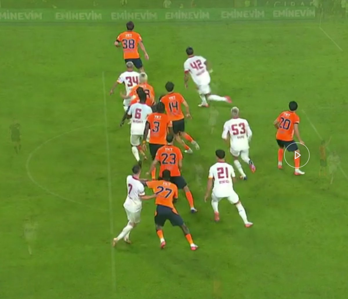 fightclub1905's tweet photo. 38 numara daha ileride, ofsayt 33 numaradan veriliyor. AQ bu nasıl bir rezalet? 4 dakika boyunca inceleyip bir de yanlış futbolcunun görüntüsünü kullanarak yanlış görsel yayınladılar. Futbolun adaletini bu kadar ayaklar altına almak kabul edilemez. #TFFistifa https://t.co/Hfez8qiJCH
