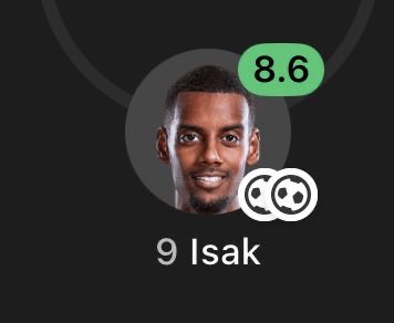 AFCJaccy's tweet photo. Alexander Isak has already equalled his 3 goal EPL  tally from last season and he’s done it in just Gameweek 3

What a start to the season 🔥 

#ISPLIV https://t.co/jK0Yexn0bO