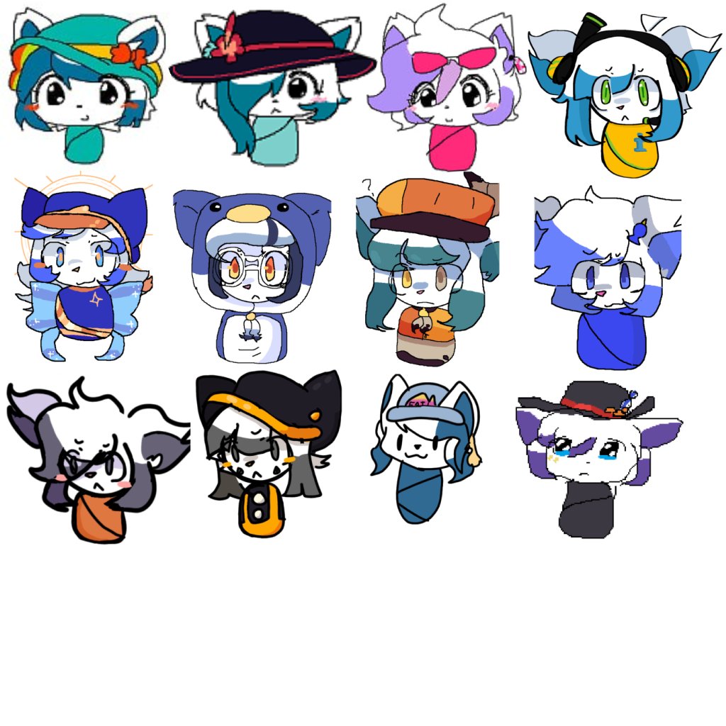 EeveeGobo's tweet photo. yonkababies 

//#yonkagor #yonkagorfanart//
(dragonet, quadri, and selfish from @wrenH2O 
tetra from @/NeonDuckieee on YouTube
clownfish from @ClownfihPlushie) https://t.co/4WG40xFxlM