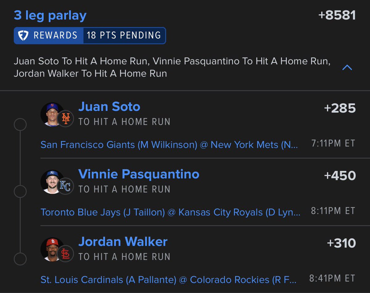 101Parlays's tweet photo. Friday night Action Let’s Work ⚾️🔥 @Playbook https://t.co/YLePE00ZOf