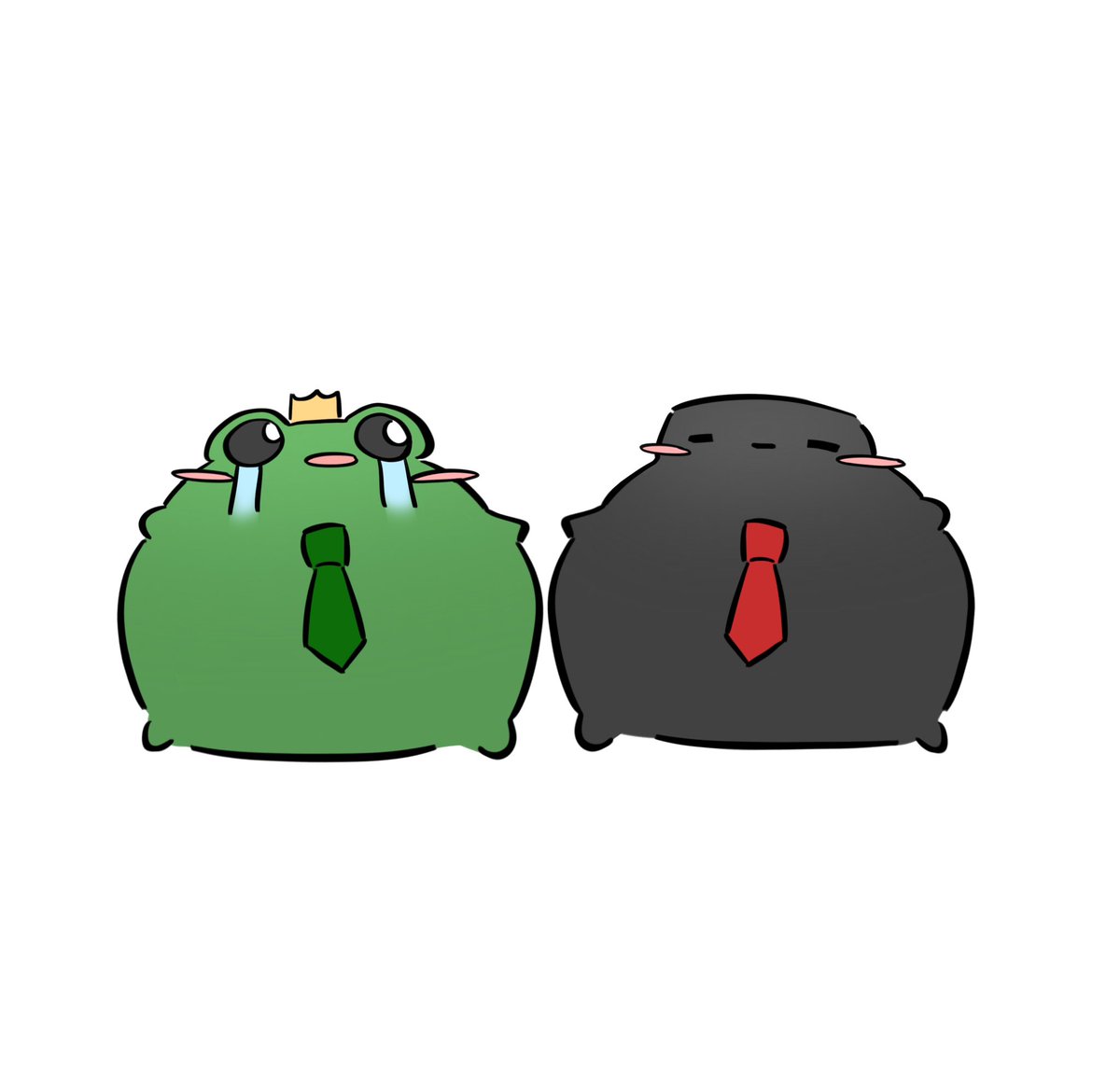 sakura_194r's tweet photo. 很久沒畫畫了，隨便發一點
#froggygrox #frox #蛙骨 https://t.co/DVX343L7XT