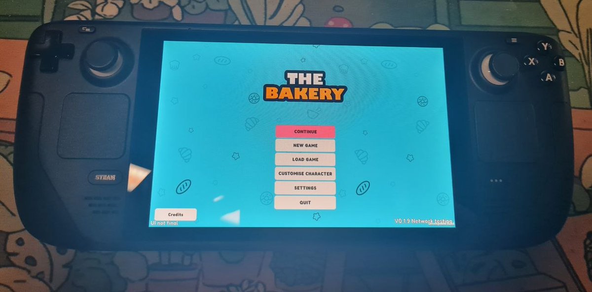 CookieCowGames's tweet photo. As development progresses towards the Steam Demo we have been testing compatability with steam deck and so far the game runs extremely well! #gamedev #indiedev https://t.co/x14dUWU6AS