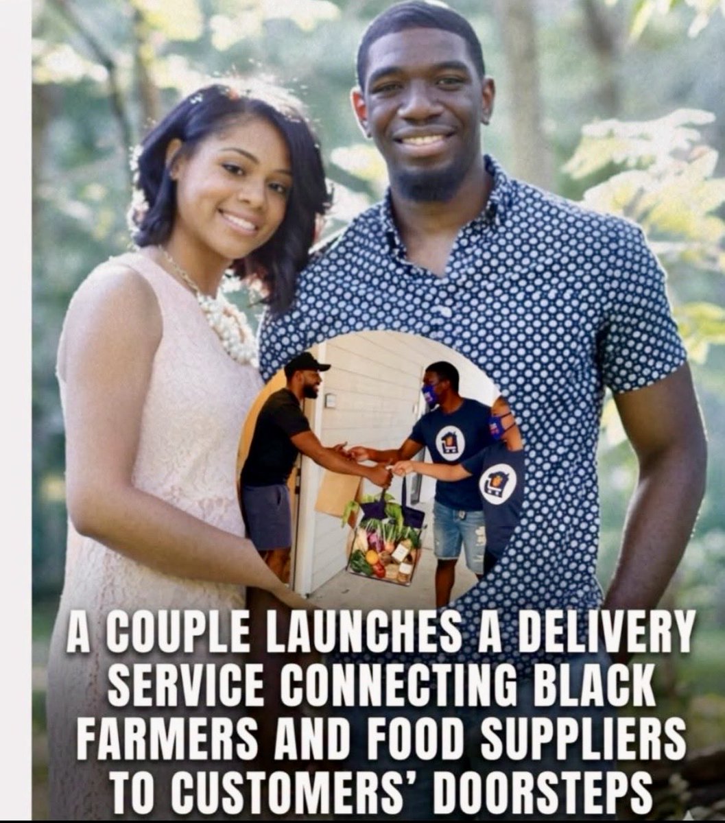 JudyGra35816777's tweet photo. A couple has launched a ‘delivery service’ called:   “The Better Buggy,” designed to connect consumers directly with Black farmers and food suppliers, making fresh produce more accessible while supporting Black-Owned Agricultural | https://t.co/YfUgmEezXS https://t.co/oqoyRe53Oy