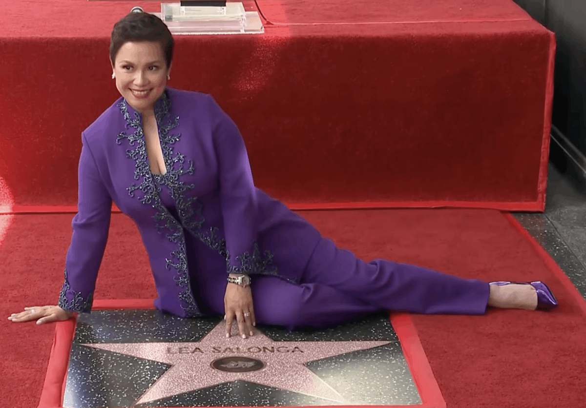 inquirerdotnet's tweet photo. Lea Salonga makes history with Hollywood Walk of Fame star https://t.co/H0u3aTIWXu