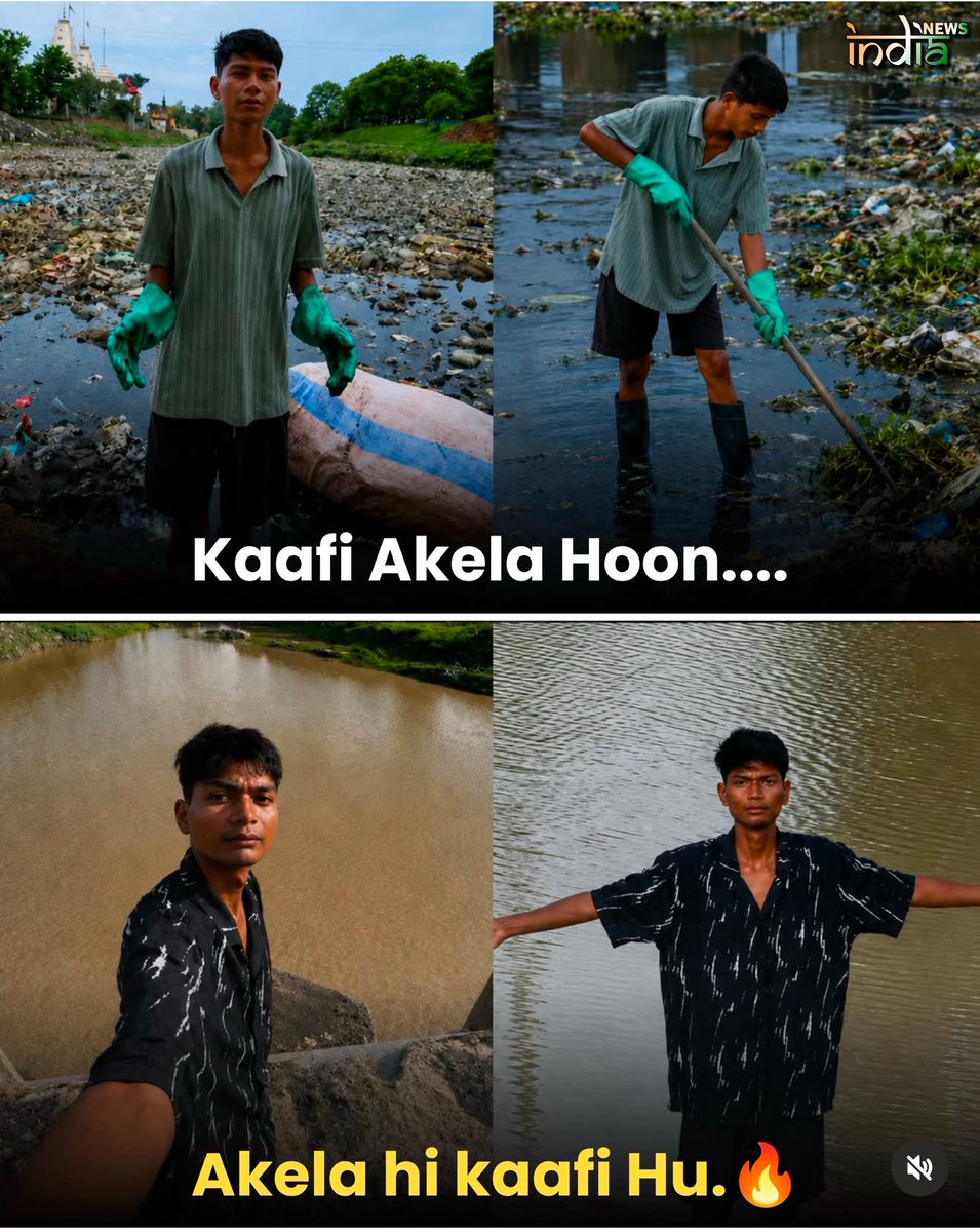 pushpendrakum's tweet photo. He is a real hero and truly deserves recognition directly from the Prime Minister.

Sadly, influencers, gamers, and singers can easily receive awards and recognition, while people like him often remain unnoticed.

The real heroes of our country are not always on our screens or stages.

People like him are the ones who truly deserve to be celebrated. 🇮🇳