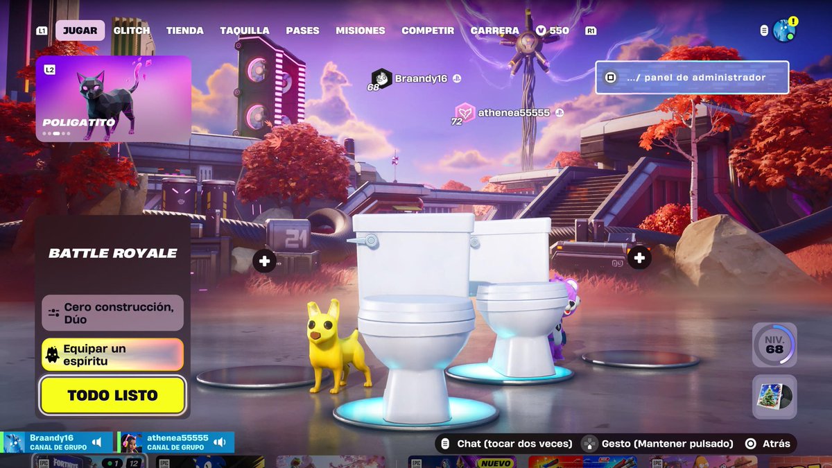 BrndThe's tweet photo. Se puso un poco raro el fornite 😂 https://t.co/2I7A4t9v6I