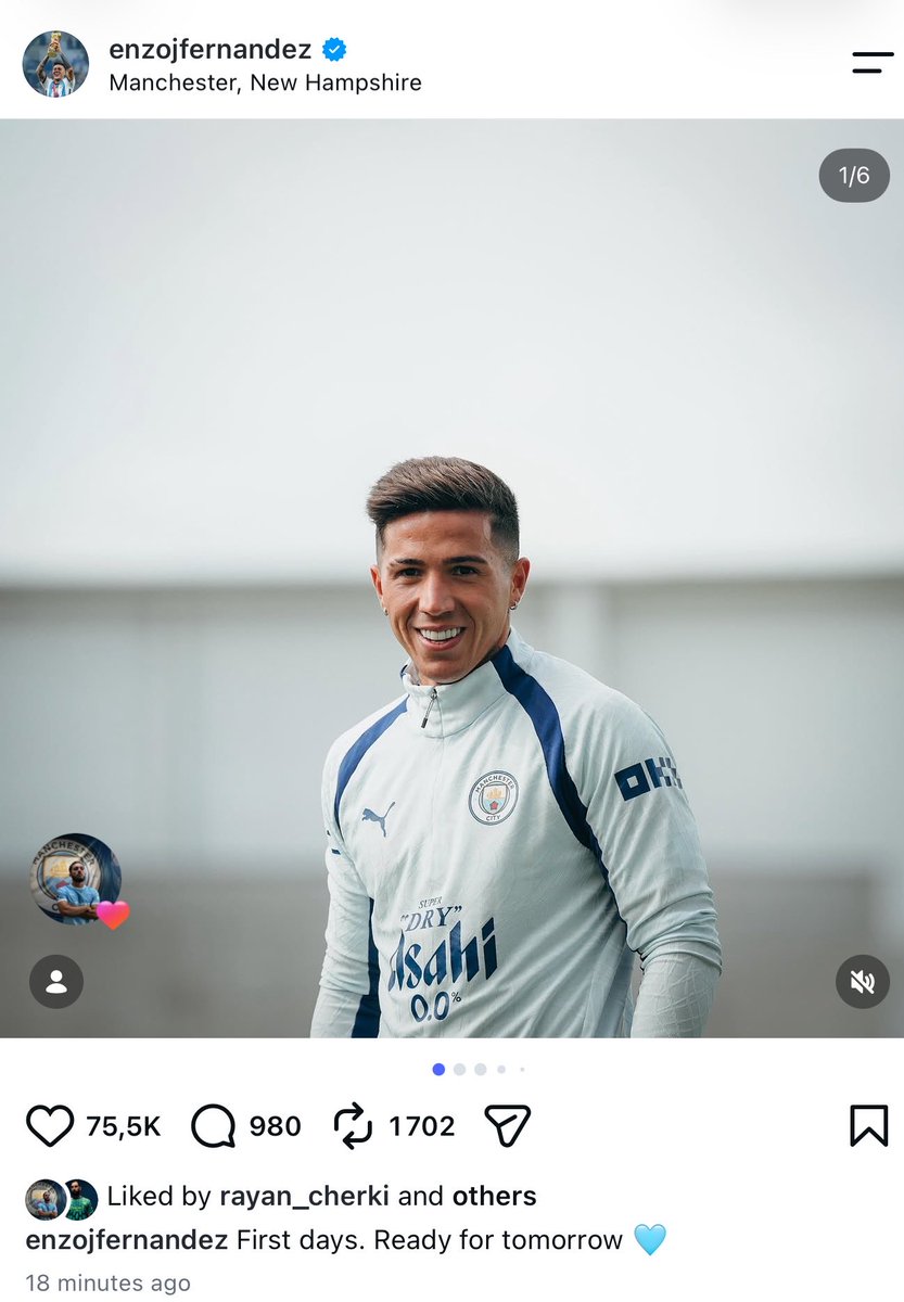 mcfcous's tweet photo. #EnzoFiles (he put the wrong Manchester) https://t.co/lwdjNnru6i