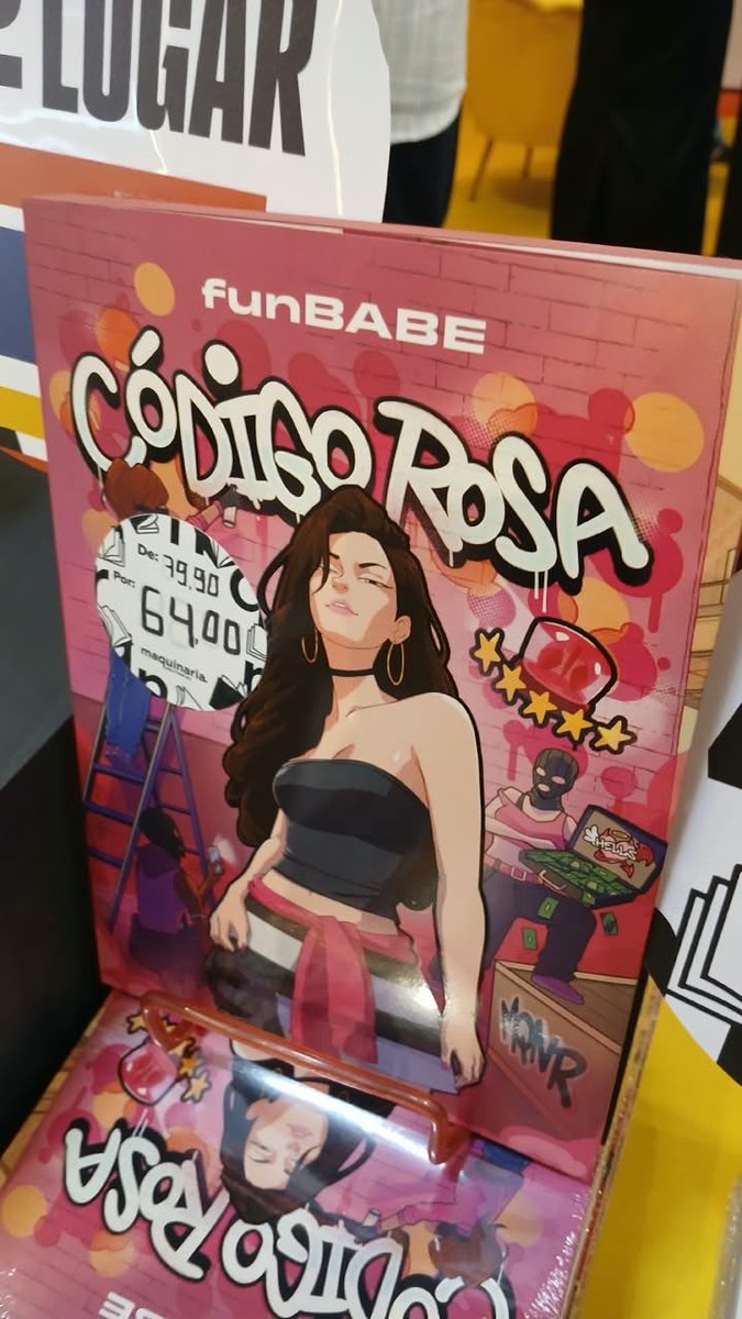 FelixY4ss's tweet photo. Minha irmã ta na Bienal por passeio da escola e achou o código rosa ☝🏻 https://t.co/ilX9LsDErK