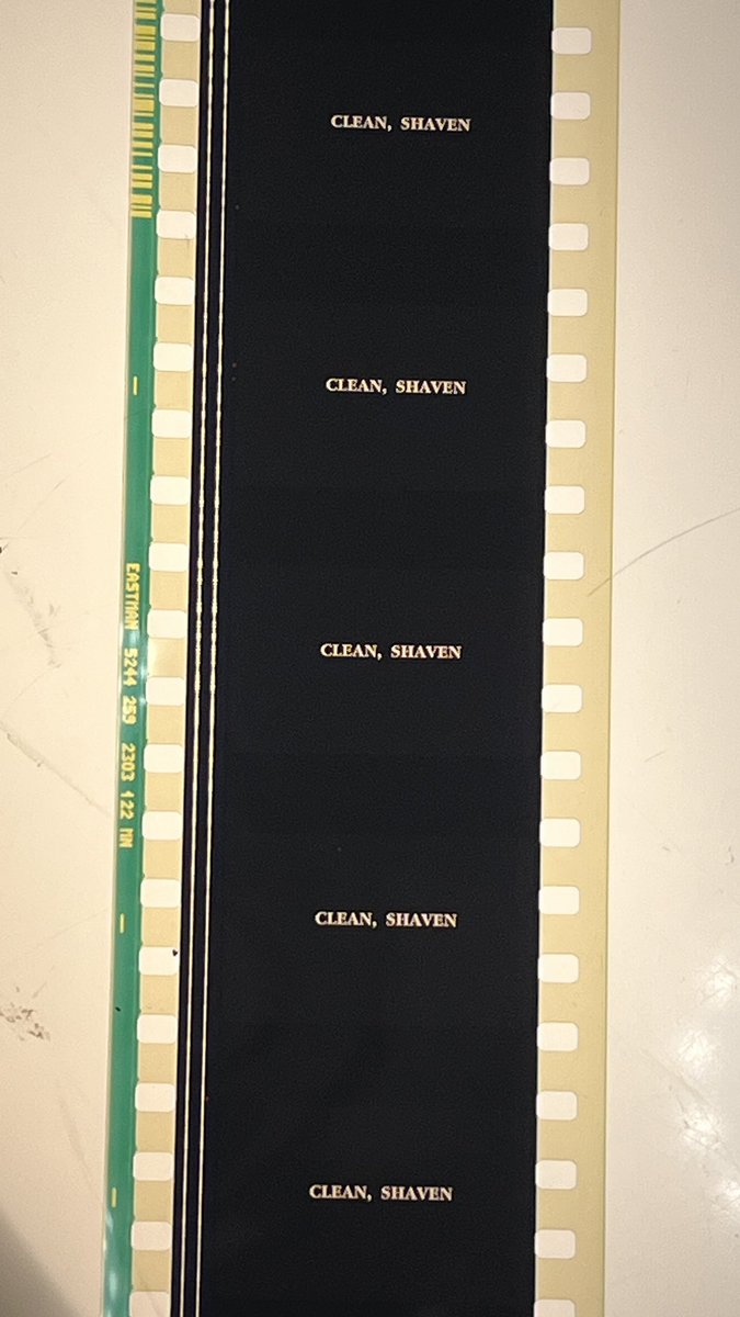 am_cinematheque's tweet photo. If you’re in the area, stop by LF3 right now for today’s ’Film by the Foot’ selection: Lodge Kerrigan‘s CLEAN, SHAVEN (1994) 🎞️

Feature starts at 1 pm! Get your ticket for just $7.11 at the box office! https://t.co/cxb2IAc7Q8