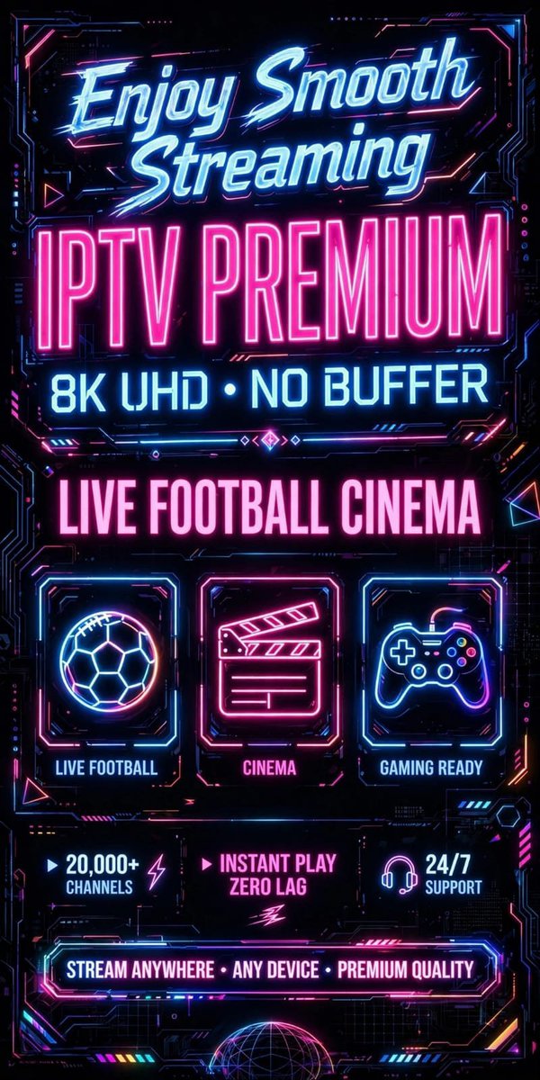 Harrythomas1_6's tweet photo. 📺 Premium TV Entertainment
⚽ Live Football &amp; Sports
🥊 Boxing • 🎾 Tennis • 🏎️ F1
📡 HD &amp; UHD Channels
✅ Trial Available
📲 WhatsApp:https://t.co/L6BOA9AjNj https://t.co/9sJxw4gf0p