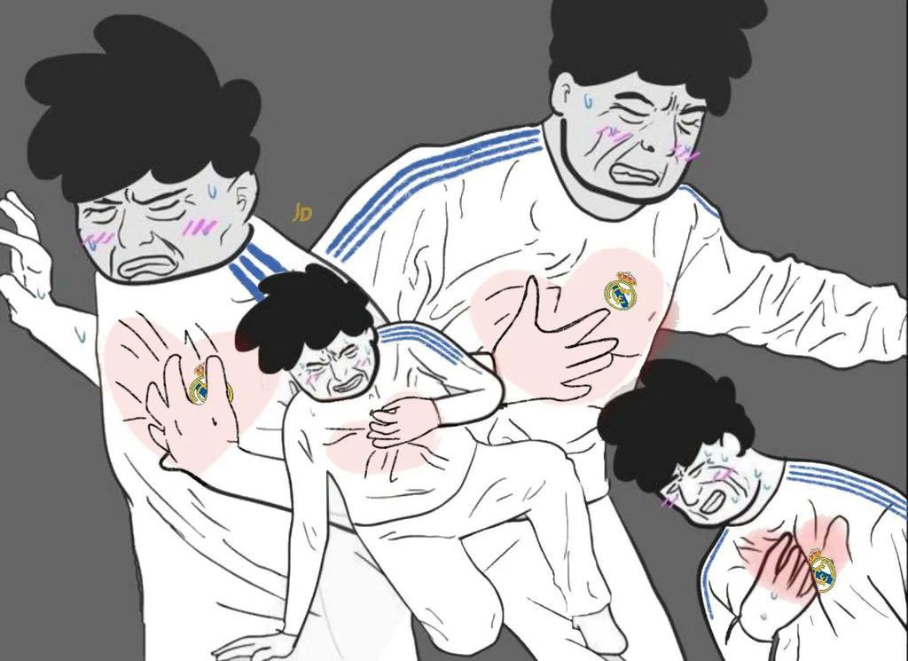 jusstrowberi's tweet photo. stres banget gua nontonin lu @realmadrid https://t.co/7jkjvHWHln