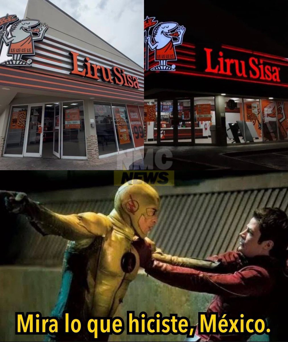 MexicoMagico's tweet photo. MÉXICO LO LOGRÓ 🫪 Lo que comenzó como un meme de internet por la forma como escriben “Little Caesars” los mexicanos, en Monterrey se inauguró la primera sucursal con el letrero de “Liru Sisa” 🍕 https://t.co/UoGXSXWS0j