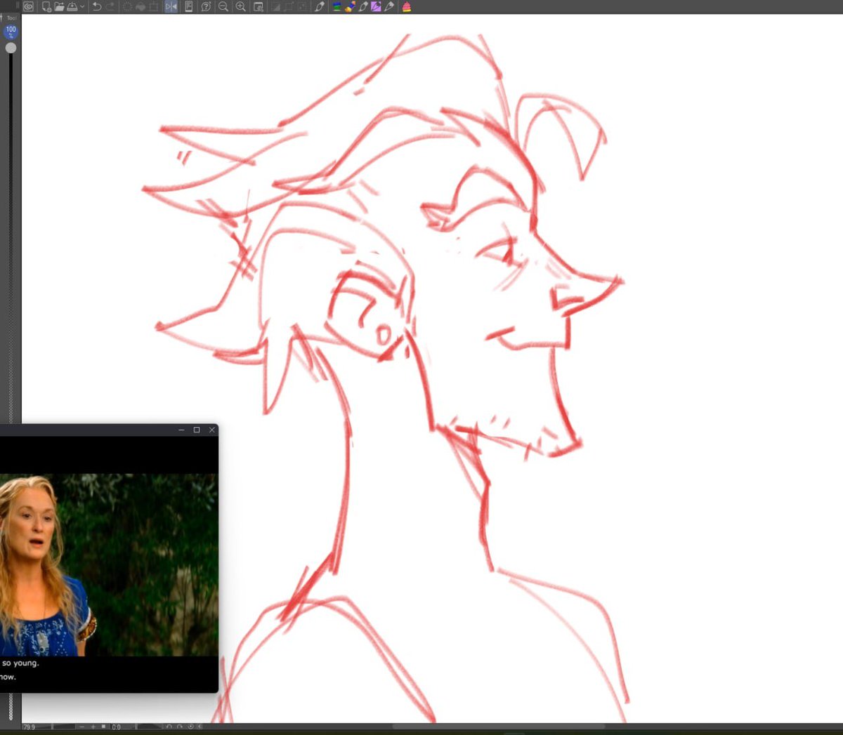 saateco_'s tweet photo. sketching his profile cus its fun https://t.co/a1yykA7fhD