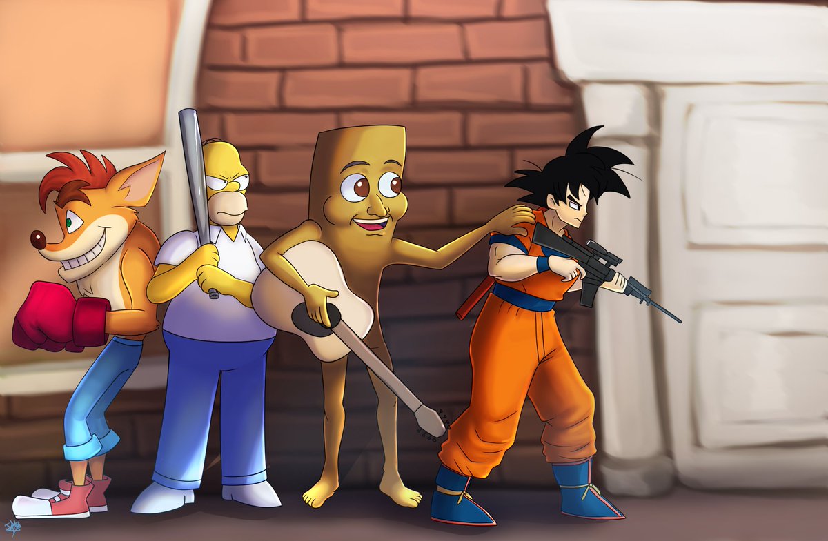 catalin62706090's tweet photo. Mis partidas más normales 

#Fortnite #Crashbandicoot #myart #FortniteArt #Goku https://t.co/YDZqFhfqJt