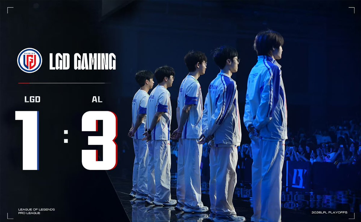 LGDGaming_LOL's tweet photo. defeat 

#LGDGAMING https://t.co/9pXA9uX6vj