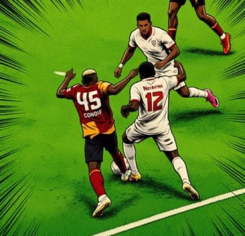 YilmazDirim's tweet photo. İLK 4 HAFTADA GALATASARAY MAÇLARI VE DÜZEN!

✅ 1. Hafta: Çorum’un penaltısı verilmedi. Torreira’nın kırmızı kartı es geçildi.
✅ 2. Hafta: Torreira golden önce faul yaptı, yine verilmedi.
✅ 3. Hafta: Osimhen’in faulüne rağmen penaltı verildi. Davinson Sanchez’in eline çarpan topa ise penaltı verilmedi. İKİ POZİSYON DA VAR’DA İZLENDİ!
✅ 4. Hafta: Emin Bayram, Osimhen’e asist yaptı.

- Fanatik Galatasaraylı Umut Bozok, oyuna girdikten sadece 5 dakika sonra kırmızı kart gördü.

- Kadir Sağlam ise kendini yere atan Yunus Akgün’ün olmayan faulünü, ceza sahasının hemen önünde verdi.

Daha 4. haftada yaşananlara bakın!

10. hafta, 15. hafta, 27. hafta… Sezon sonuna kadar aynı senaryoyu izlemeye devam edeceğiz.

“Bazen hakemi de yeneceksin” derler ya…

Galatasaray’da tam tersi: Hakemle yeneceksin, hakemle kazanmaya devam edeceksin!

#İBFKvGS