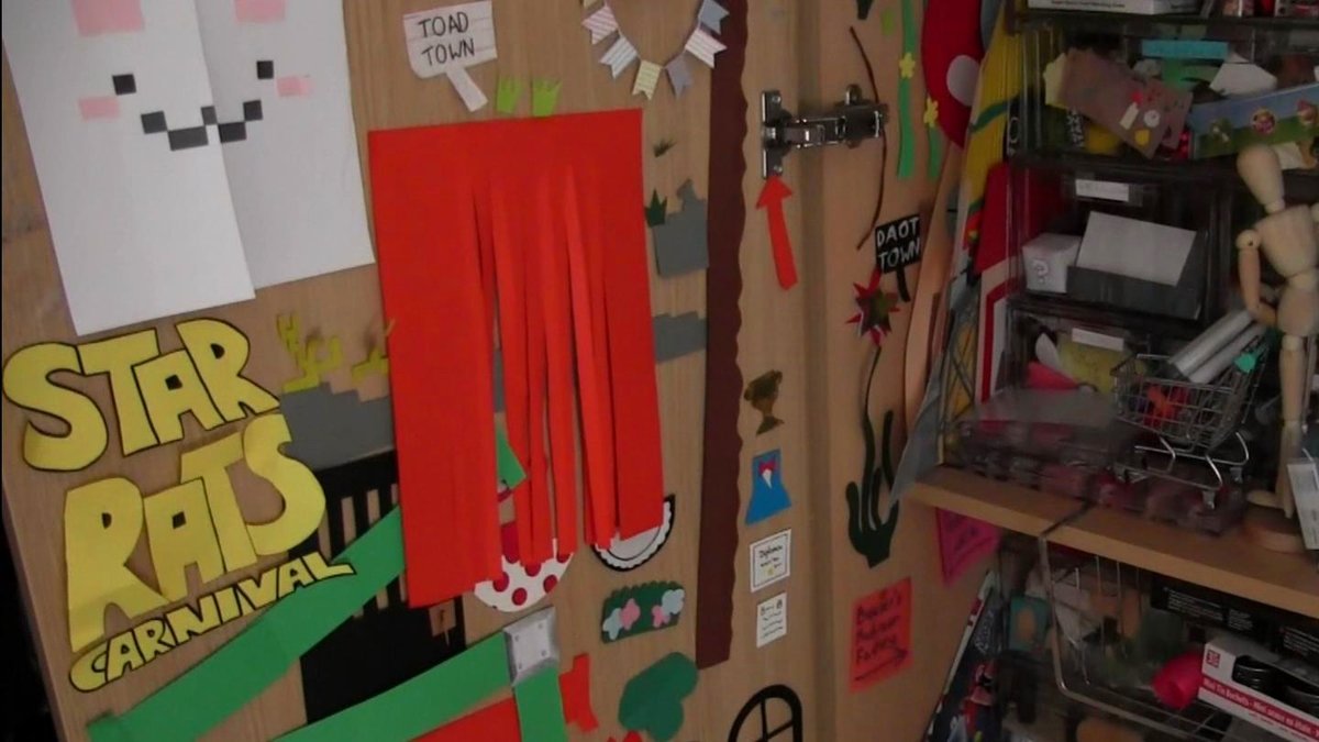 GoomzillaYT's tweet photo. What a mess! It's time for me to sort through 16 years of our Mario plush video props, from Bowser's Mushroom Factory right up to today... and I decided to make this into a video too! https://t.co/lv6yeGkdJn