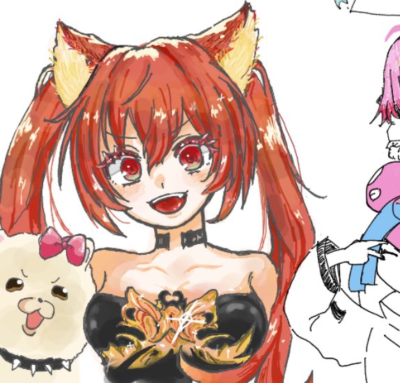 nekodonut22's tweet photo. 絵チャで描いたシャドバのケルベロス https://t.co/gaTa1N4bId