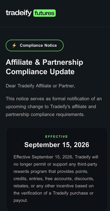 Jduntrzdes's tweet photo. @Tradeify
 W ✅ 

No more ‘rewards’ for buying 

This isn’t directed at any single person 

I know some good traders &amp; nice guys who are a part of ‘rewards’ programs

But it’s really nice to see the creator / trader get rewarded 

Code JDUN best discount always 🤝 DOD!!!! https://t.co/xPGrLECTR9